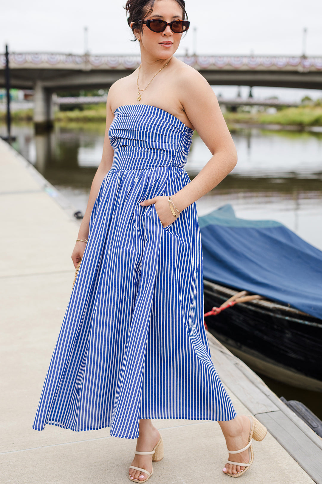 Striped Maxi Dress