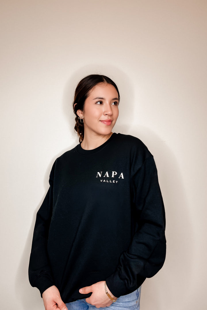 The Napa Valley Pocket Printed Crewneck Sweatshirt