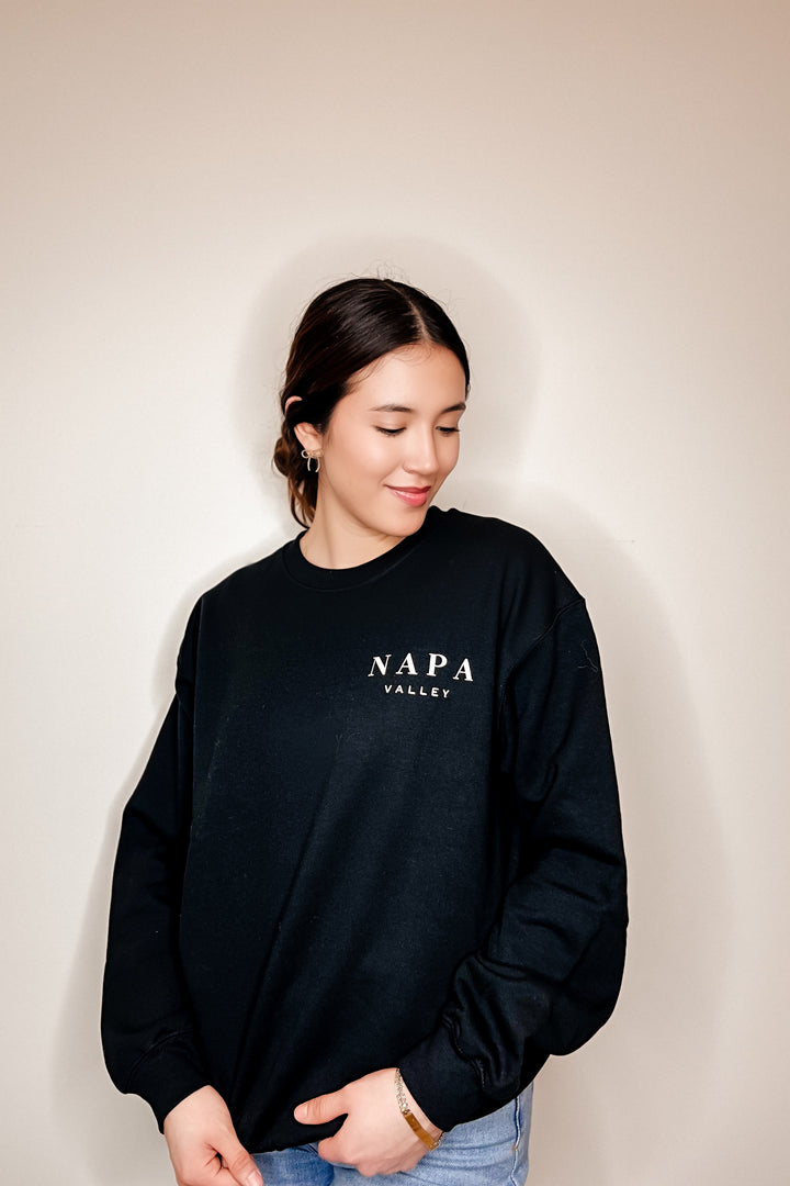 The Napa Valley Pocket Printed Crewneck Sweatshirt