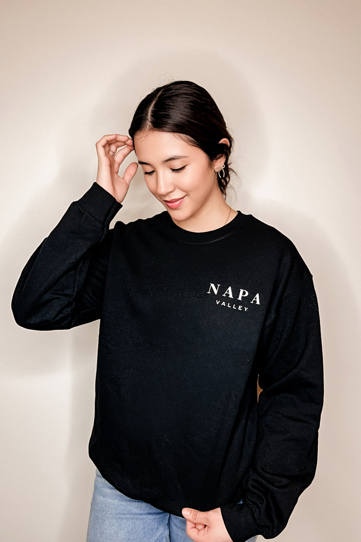 The Napa Valley Pocket Printed Crewneck Sweatshirt