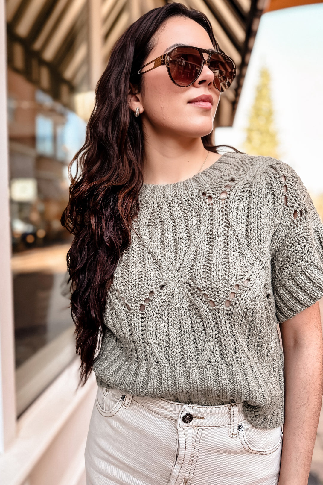 The Cali Crochet Sweater