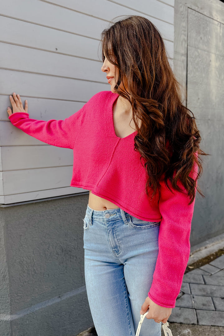 The It's Giving Soft Cropped Sweater