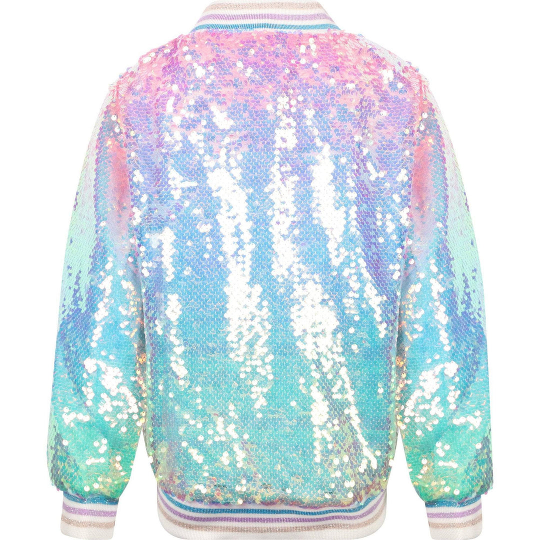 The Girls Icy Ombre Sequin Jacket by Lola and the Boys