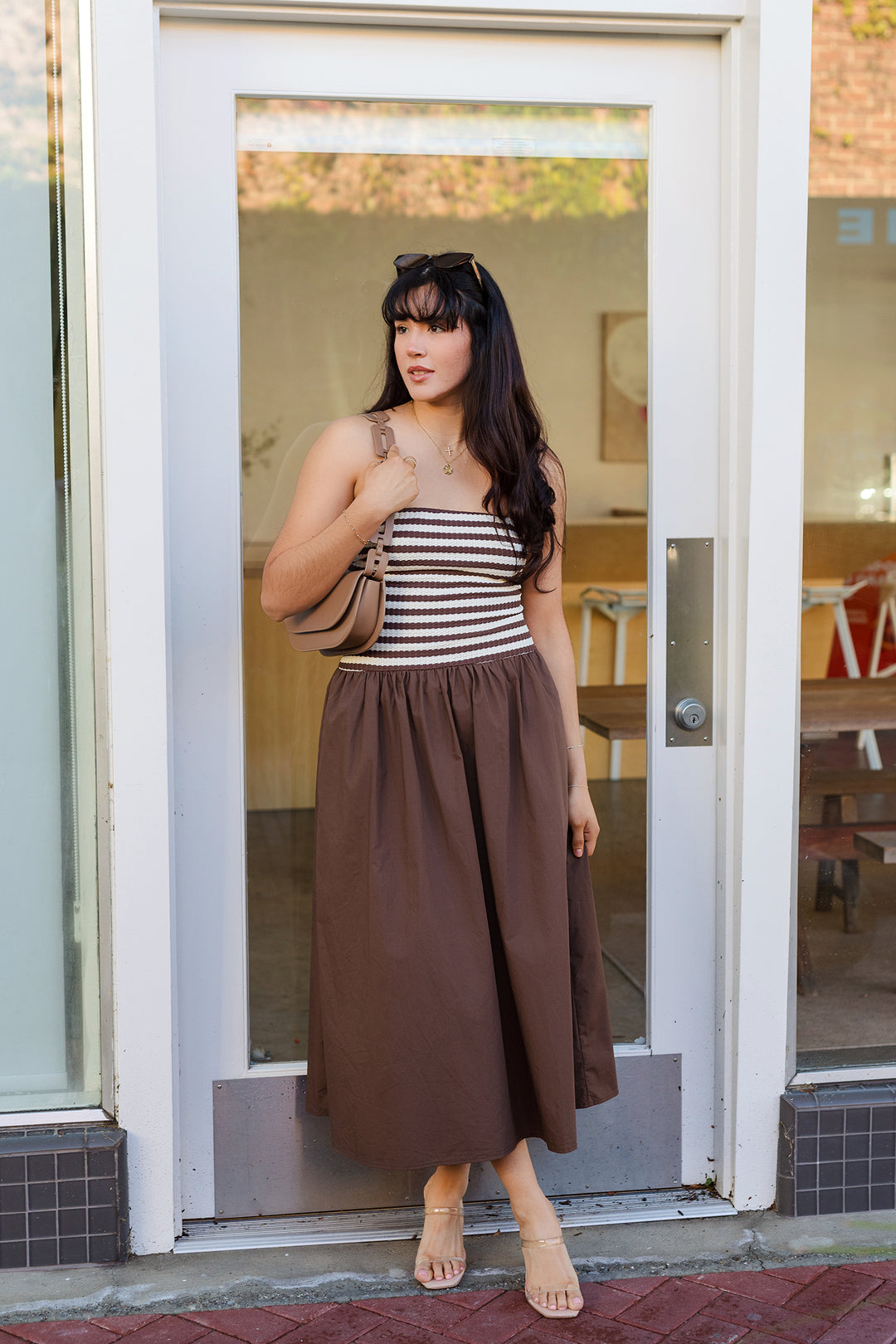 resort midi dress for women Capri Travel Dress