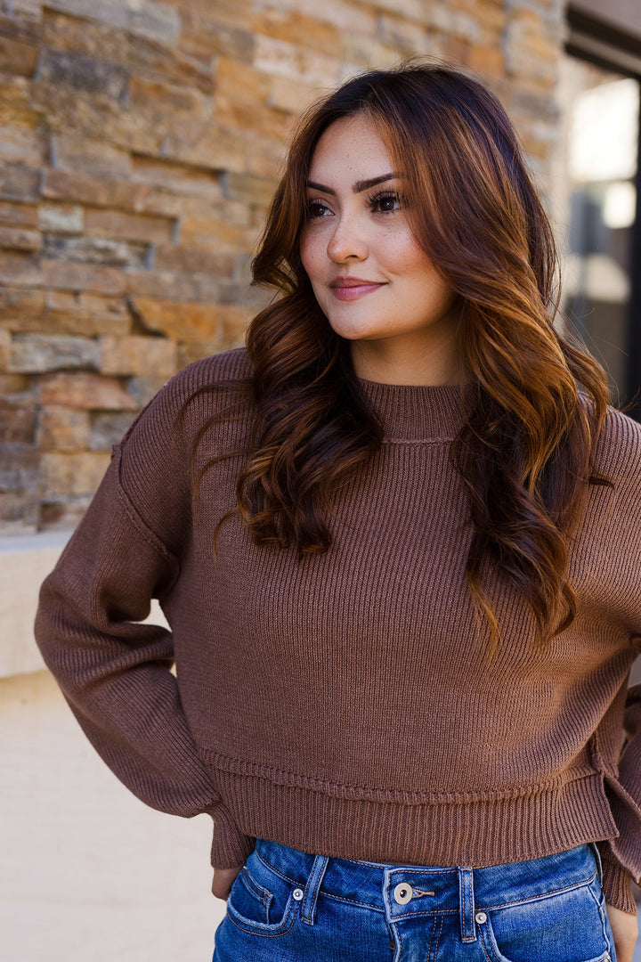 The Worn On Repeat Cropped Pullover Sweater