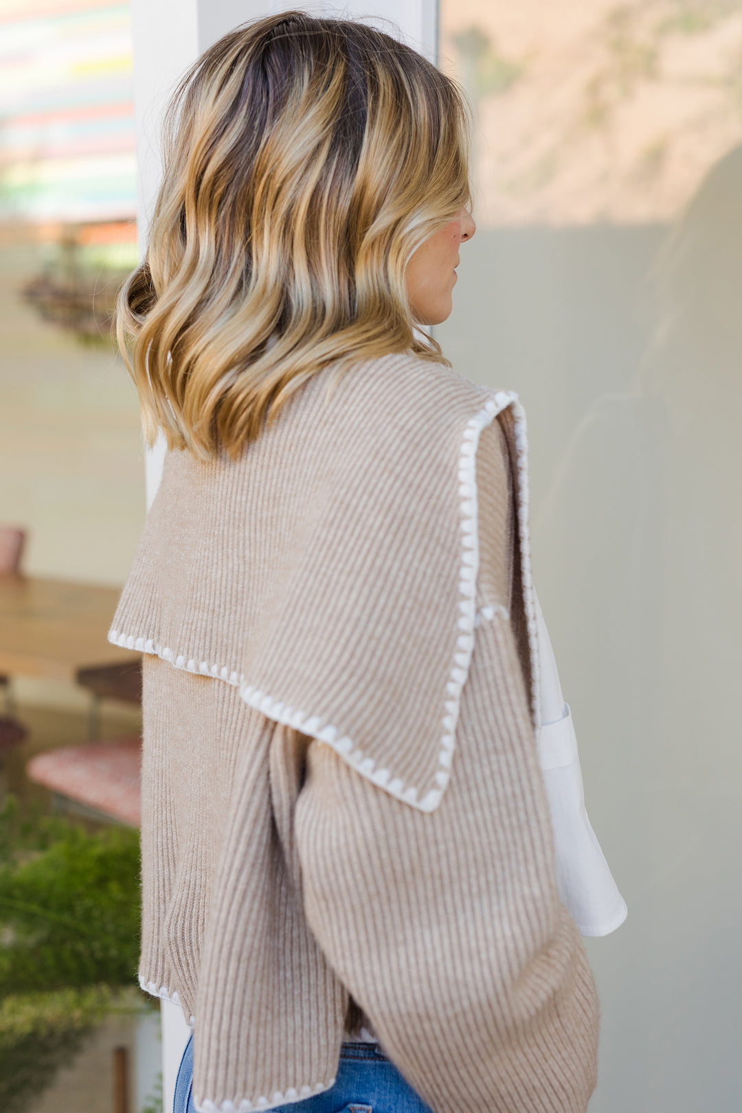 The Tawny Stitch Detailed Sweater Cardigan