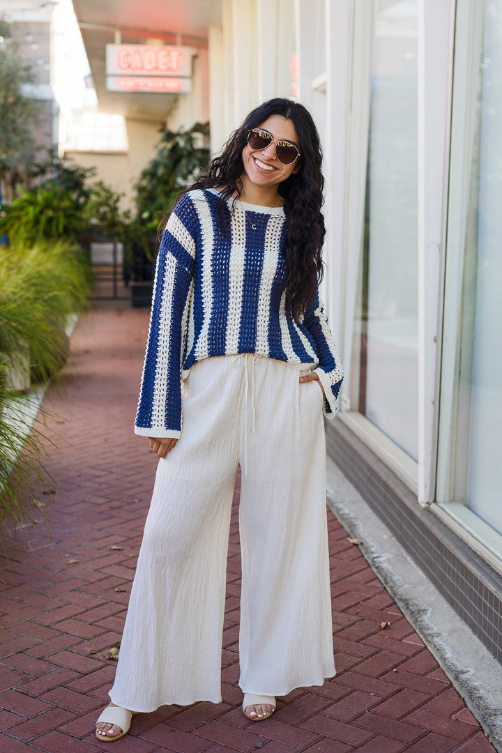 The Romero Crochet Pullover