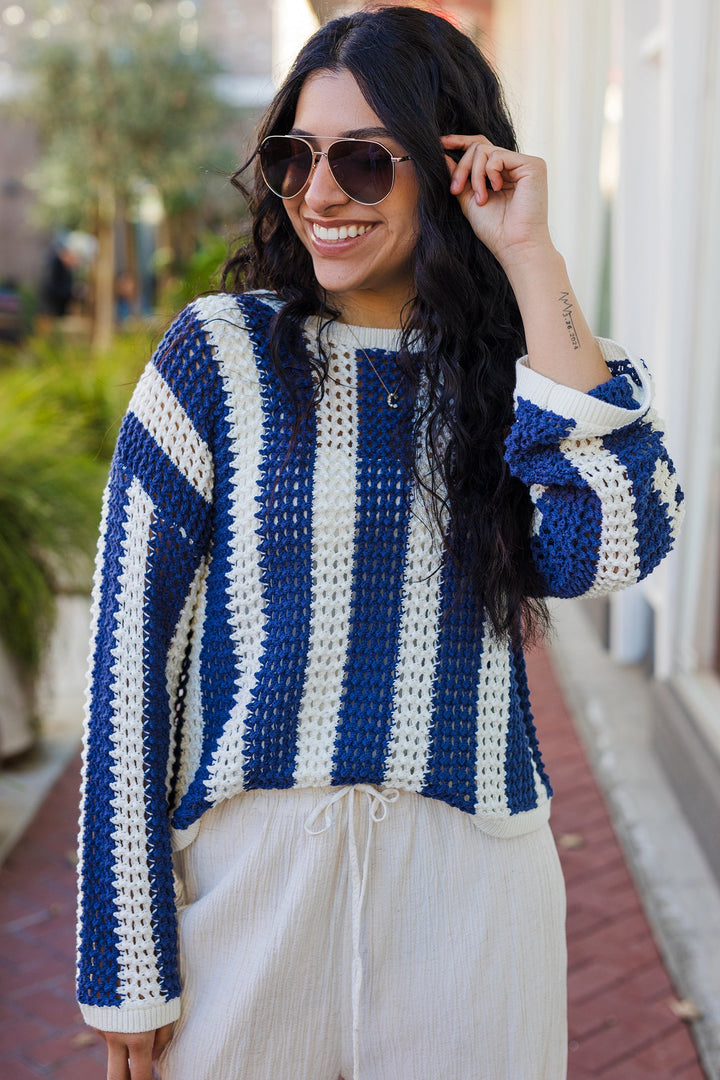 The Romero Crochet Pullover
