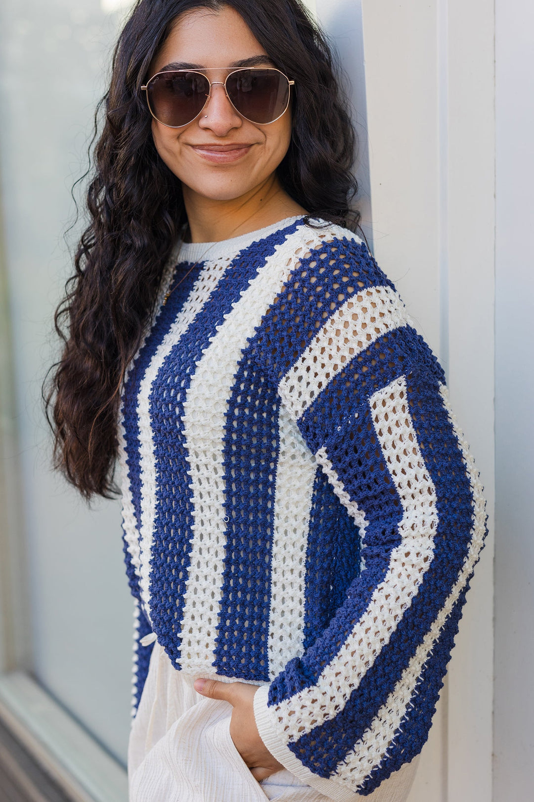 The Romero Crochet Pullover