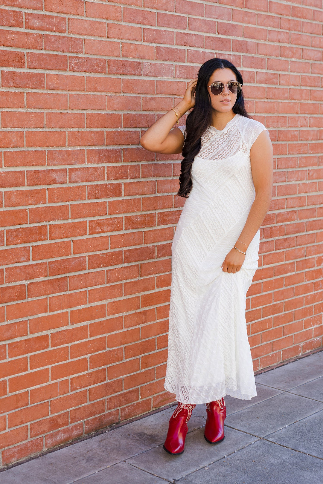 The Delicate Charm Lace Midi Dress - White Lace Cap Sleeve Midi Dress Shoppe Twelve The Delicate Charm Lace Midi Dress - White Lace Cap Sleeve Midi Dress Shoppe Twelve