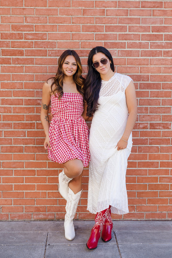 The Delicate Charm Lace Maxi Dress