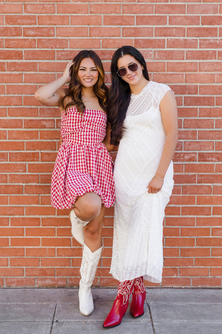 The Delicate Charm Lace Maxi Dress
