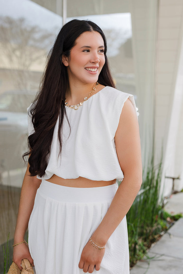 The Cloud Chaser Balloon Crop Top