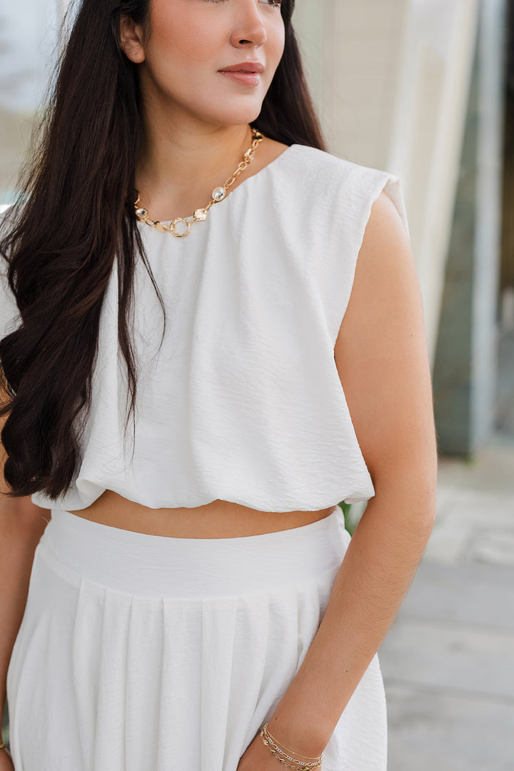 The Cloud Chaser Balloon Crop Top