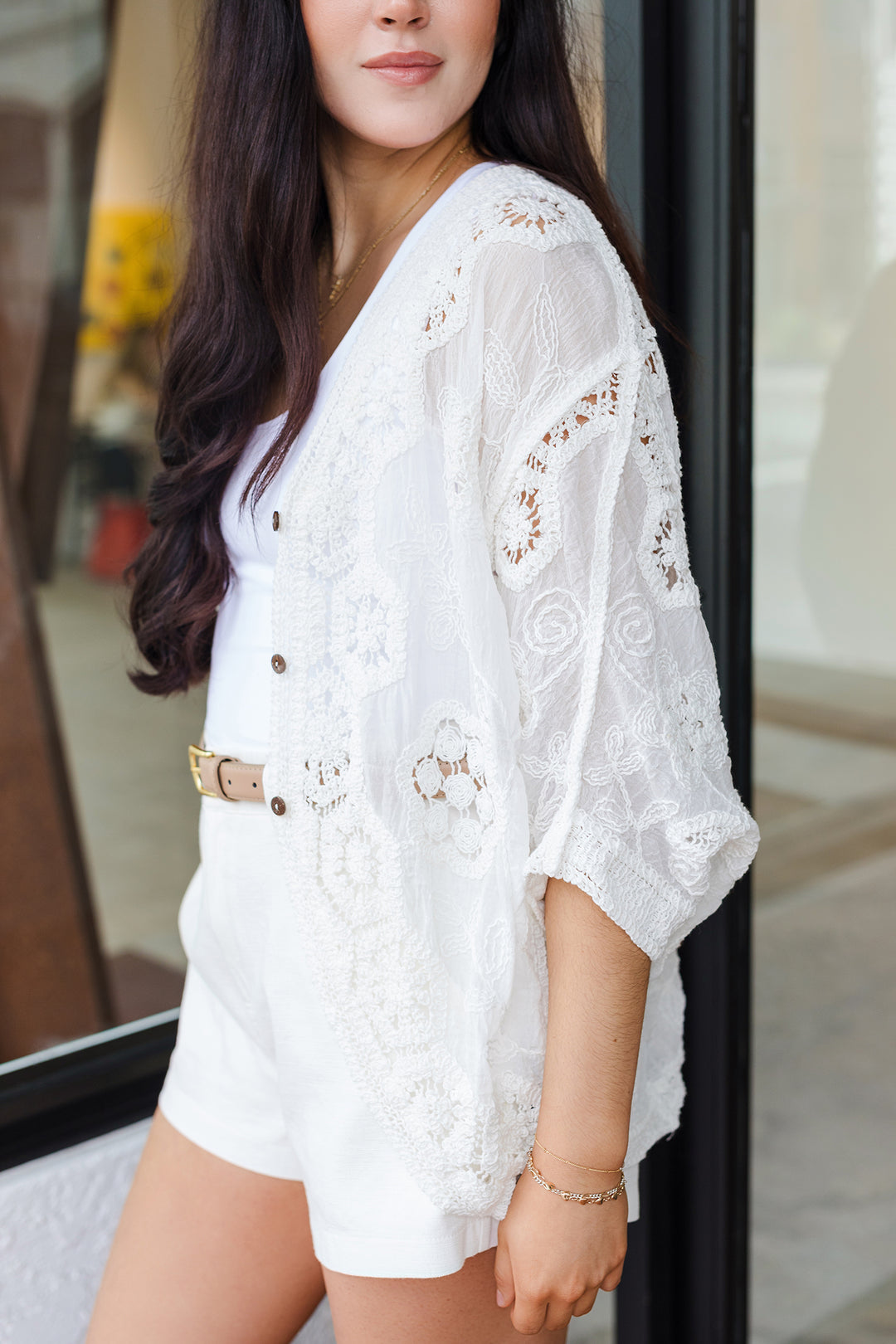 The Boho Breeze Crochet Cardigan