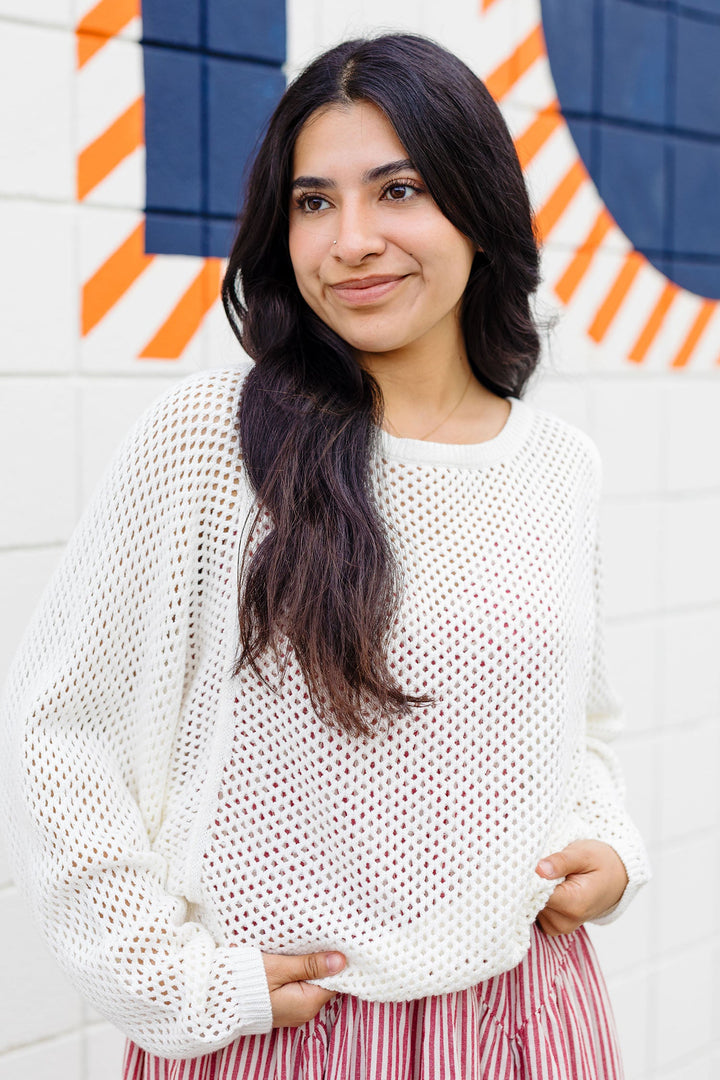 The Salt Air Open Knit Sweater