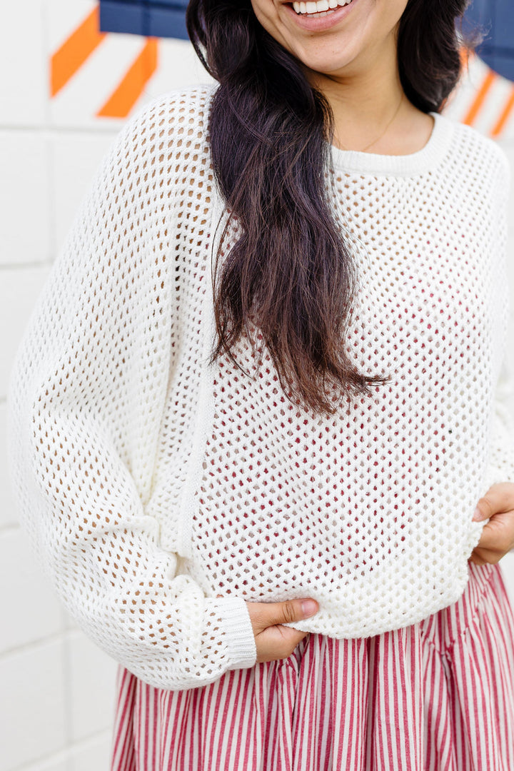 The Salt Air Open Knit Sweater