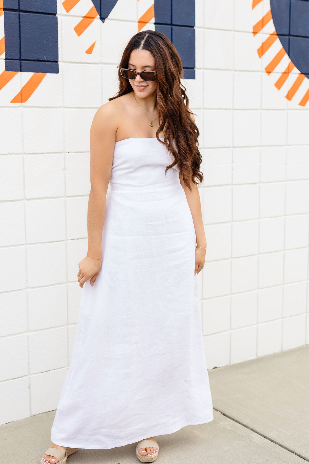 The Book The Trip Linen Strapless Maxi Dress Shoppe Twelve The Book The Trip Linen Strapless Maxi Dress Shoppe Twelve