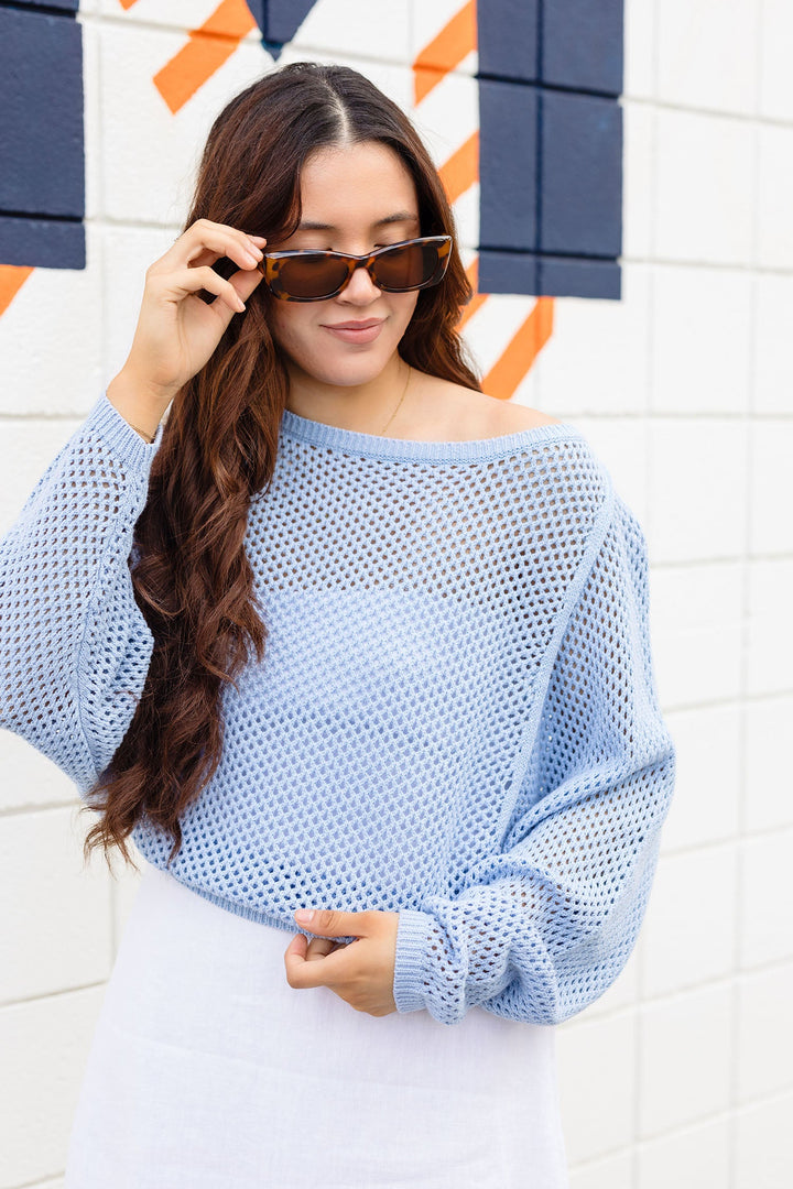 The Salt Air Open Knit Sweater