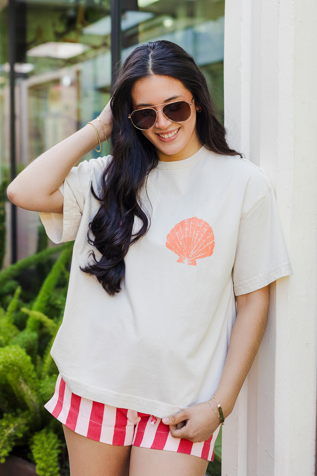 The Shell Yeah Graphic Oversized Tee Shirt