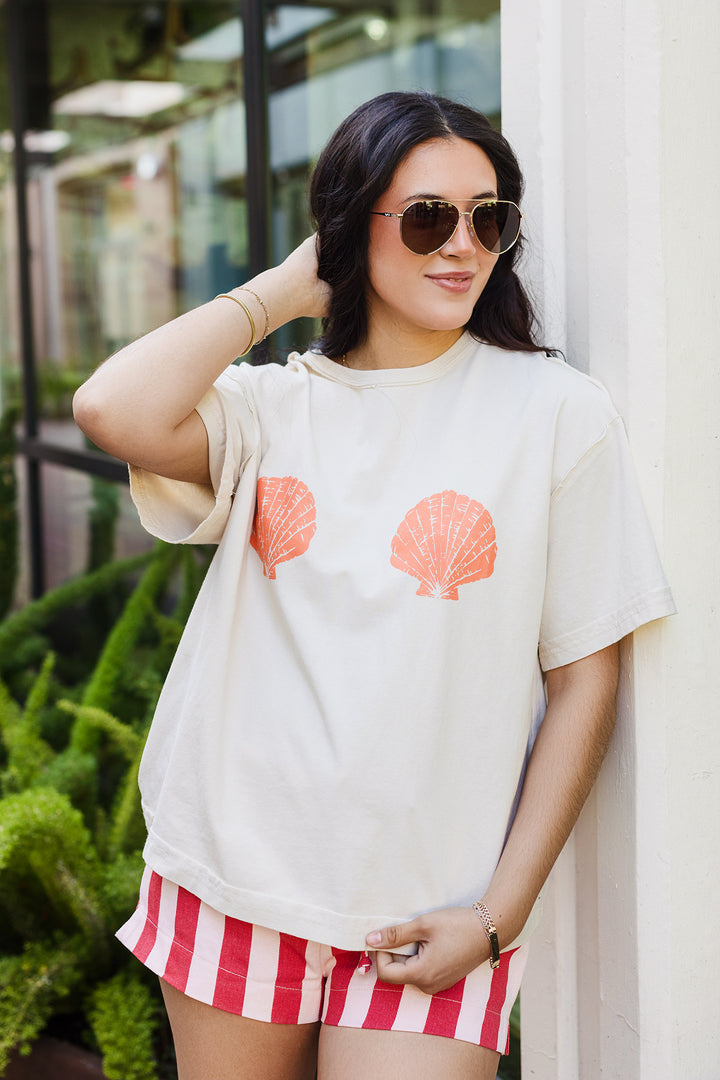 The Shell Yeah Graphic Oversized Tee Shirt