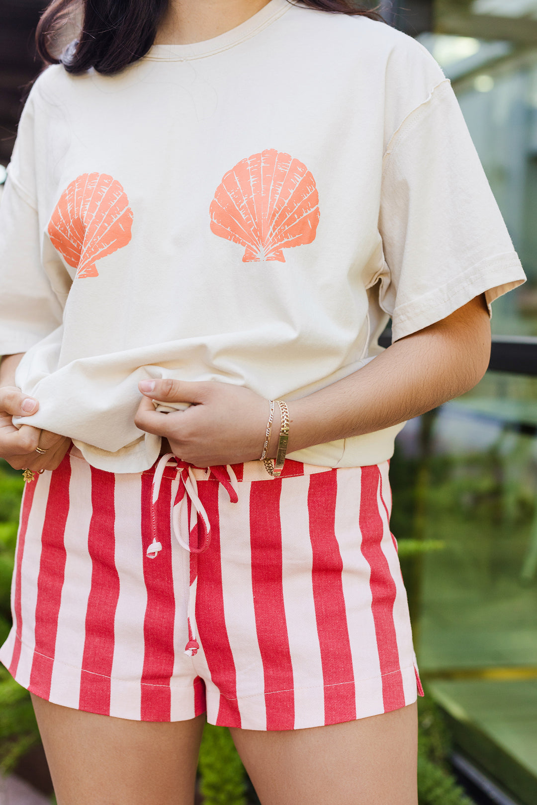 The Shell Yeah Graphic Oversized Tee Shirt