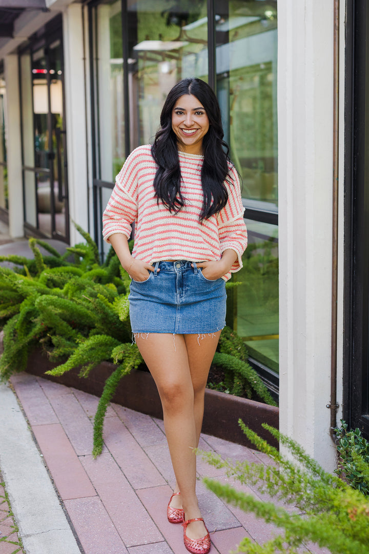 The Girls Trip Striped Summer Sweater