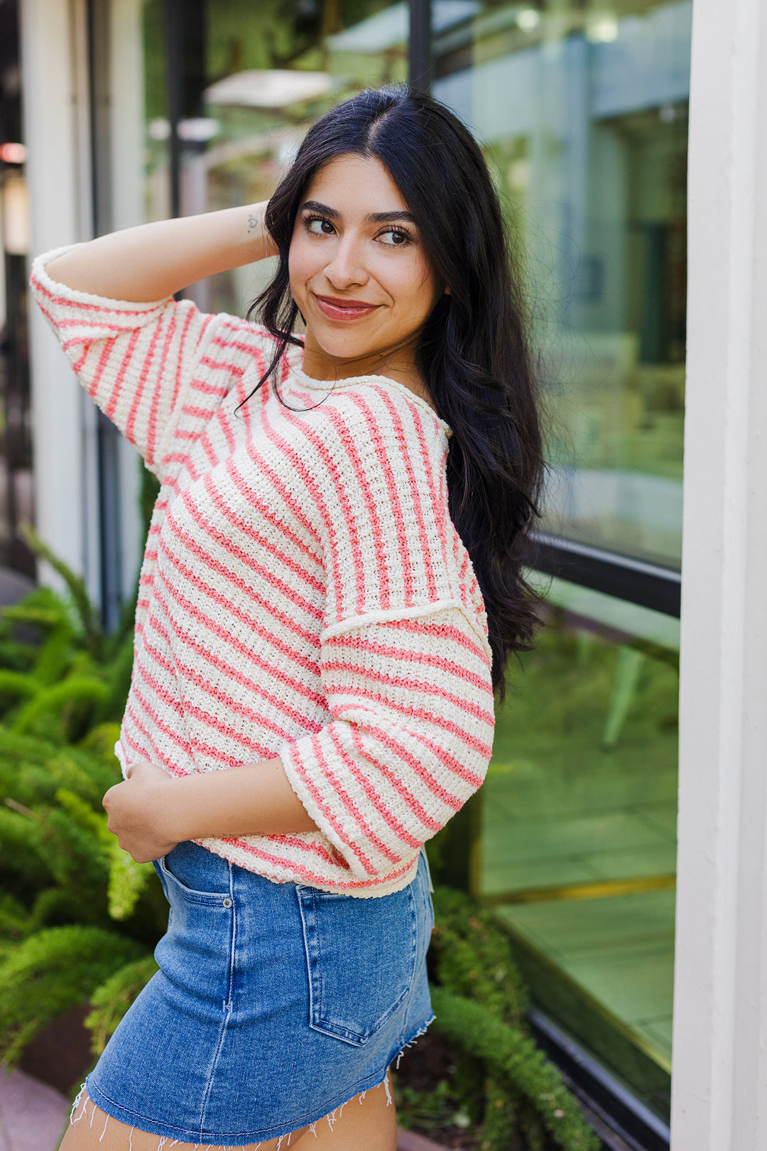 The Girls Trip Striped Summer Sweater