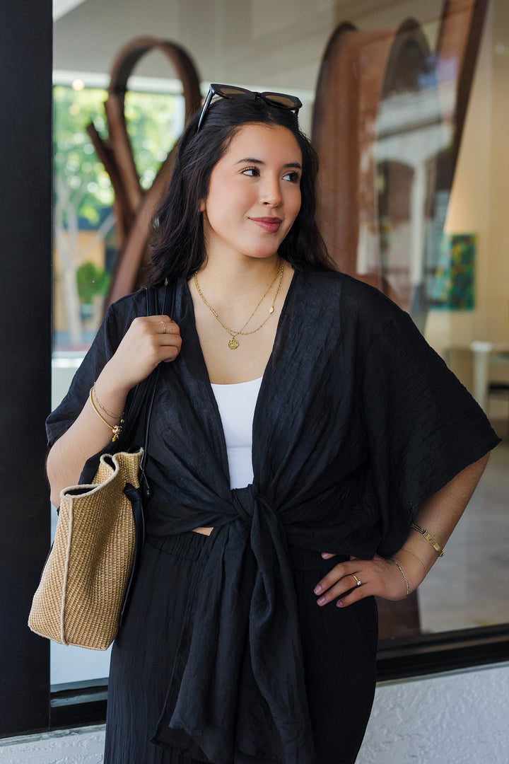 The Ivory Coast Open Front Cardigan