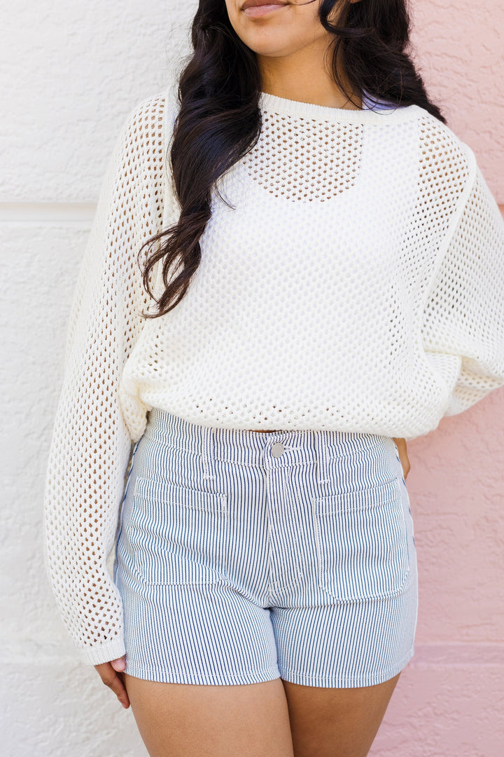 The Salt Air Open Knit Sweater
