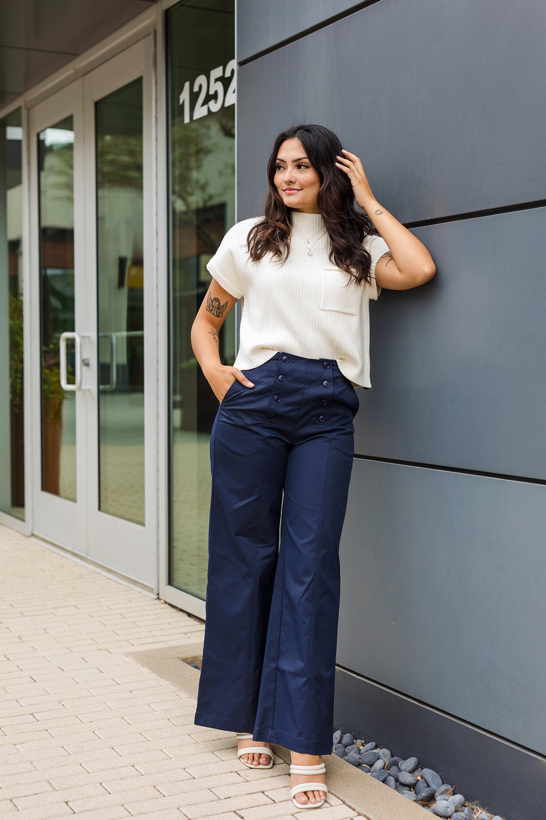 The Pocket Change Short Sleeve Sweater