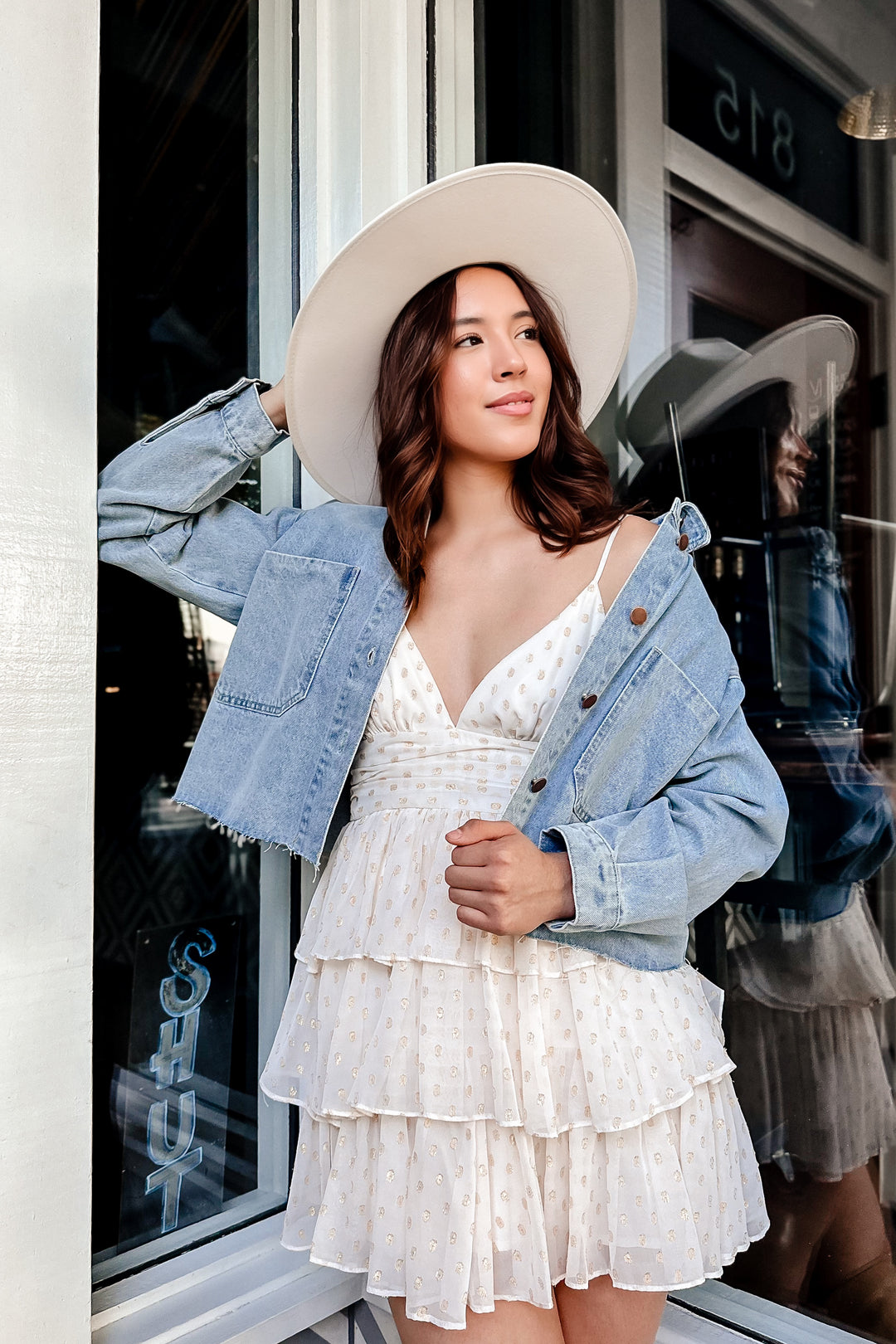 The Moonlight Sparkle Ivory Tiered Romper