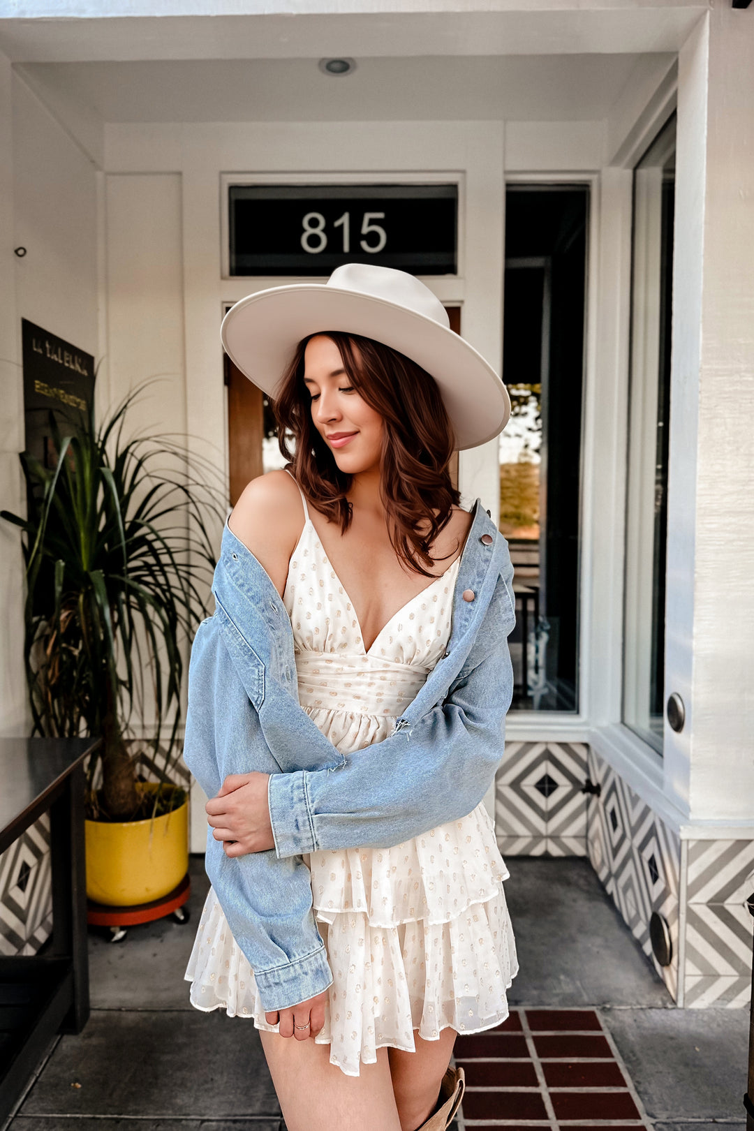 The Moonlight Sparkle Ivory Tiered Romper