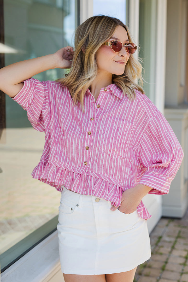 The Love You Berry Much Striped Top