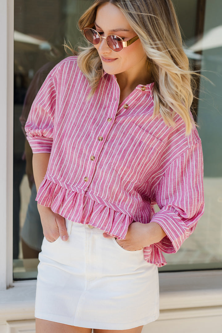 The Love You Berry Much Striped Top