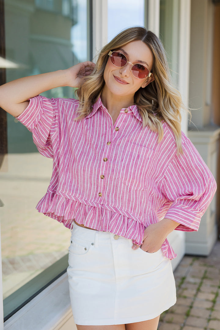 The Love You Berry Much Striped Top