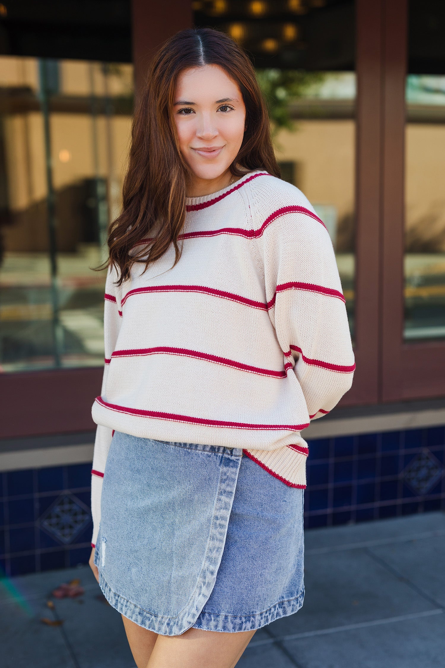 The High Road Denim Wrap Mini Skirt – Shoppe Twelve