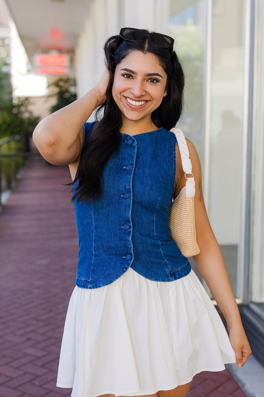 The Blue Jean Baby Mini Dress