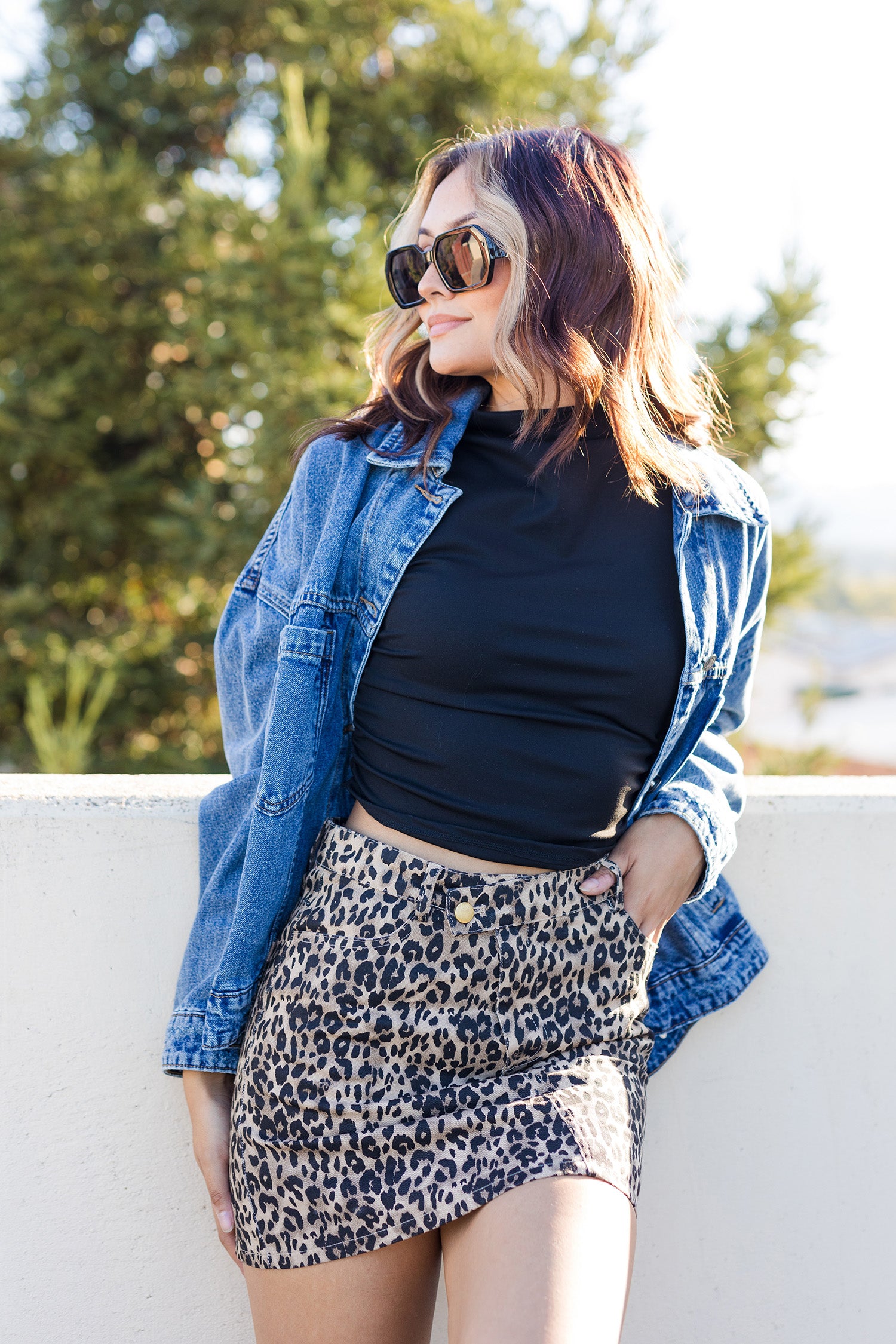 The Purrrfect Leopard Print Mini Skirt – Shoppe Twelve