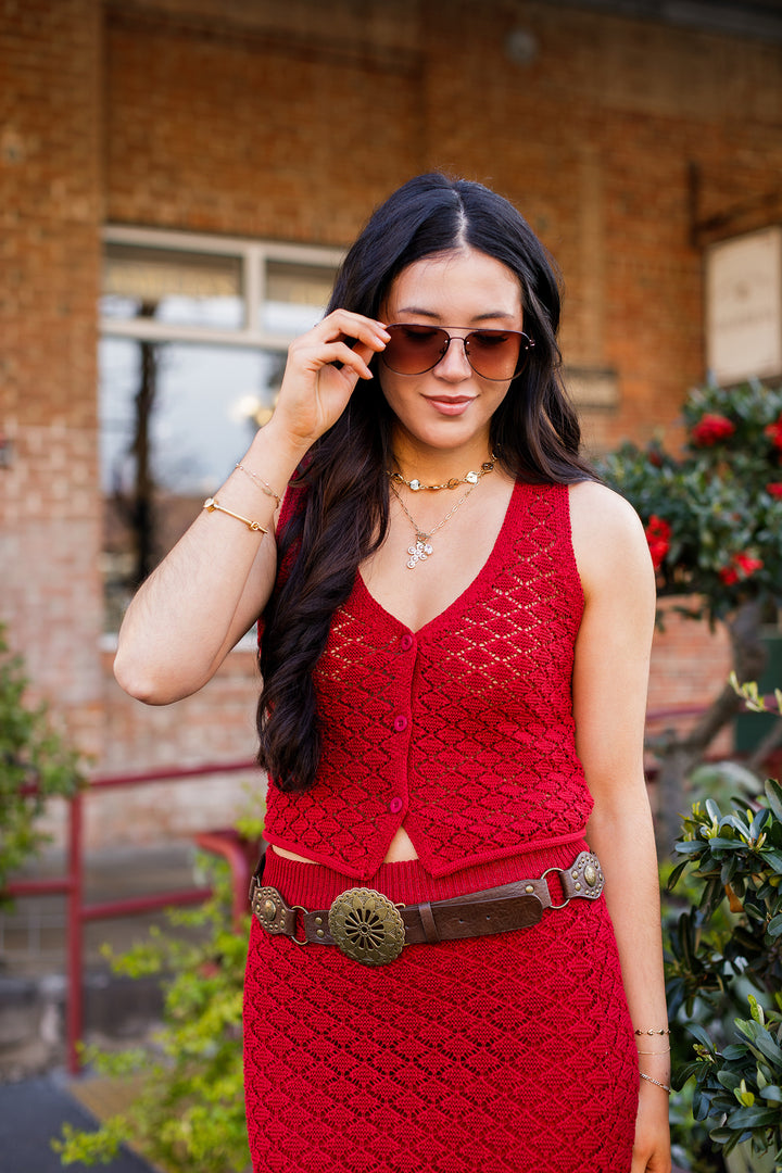 The Modern Venus Crochet Tank Top