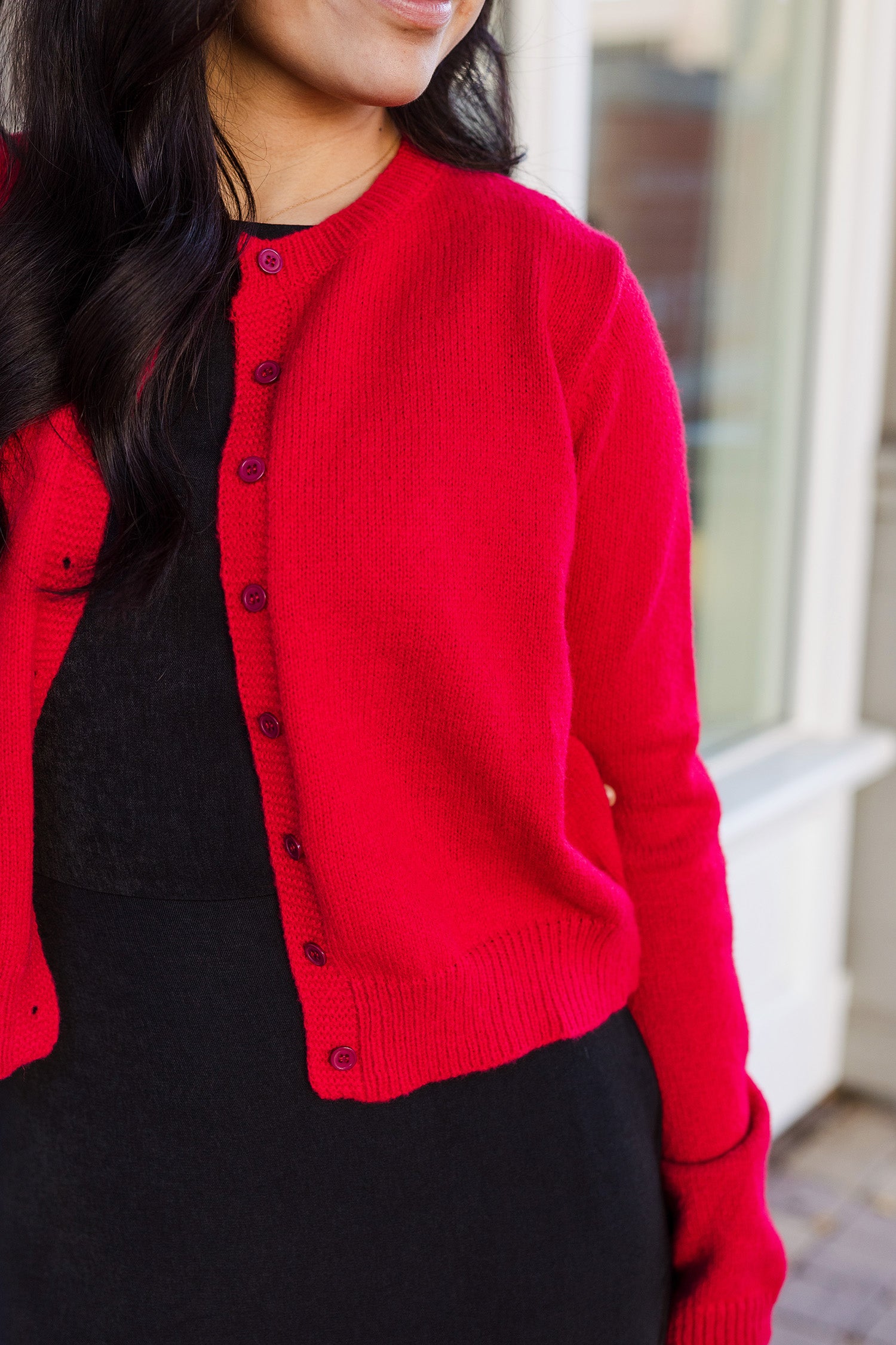 The Marlow Red Cardigan Sweater – Shoppe Twelve The Marlow Red Cardigan Sweater – Shoppe Twelve