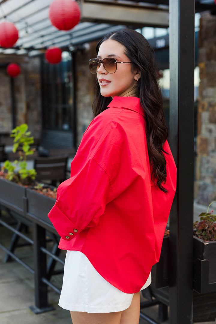 The Well Played Button Front Top