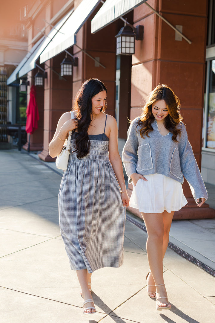 The Pocket Change Whipstitch Detail Sweater