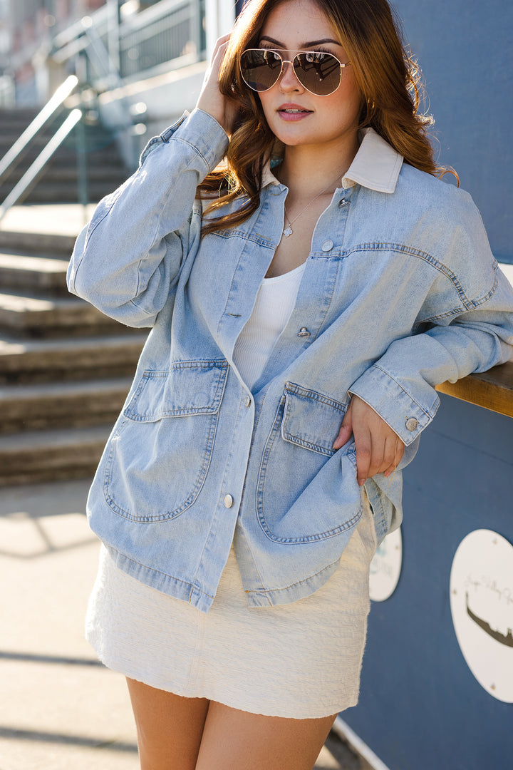 The Better With Time Mineral Washed Denim Jacket