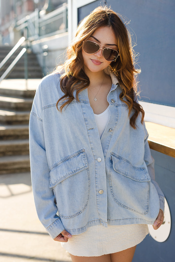 The Better With Time Mineral Washed Denim Jacket