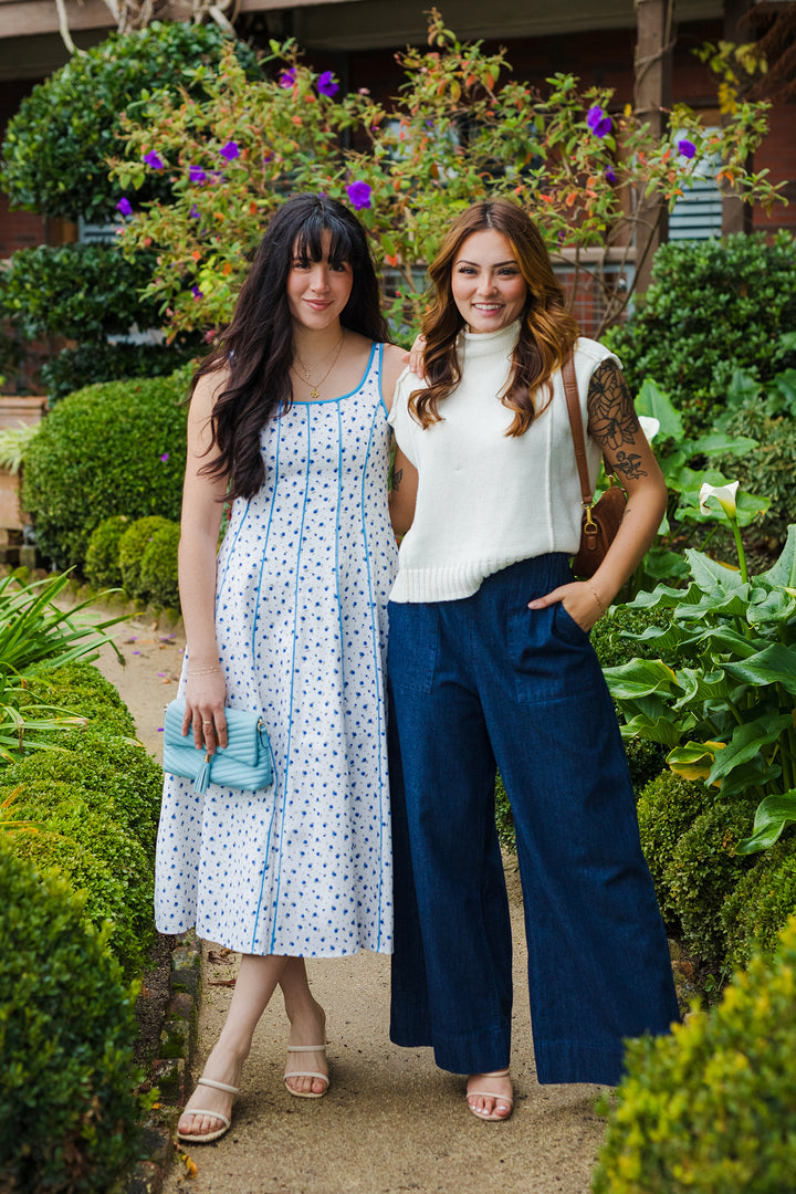 The Dark Side of Denim Wide Leg Pants