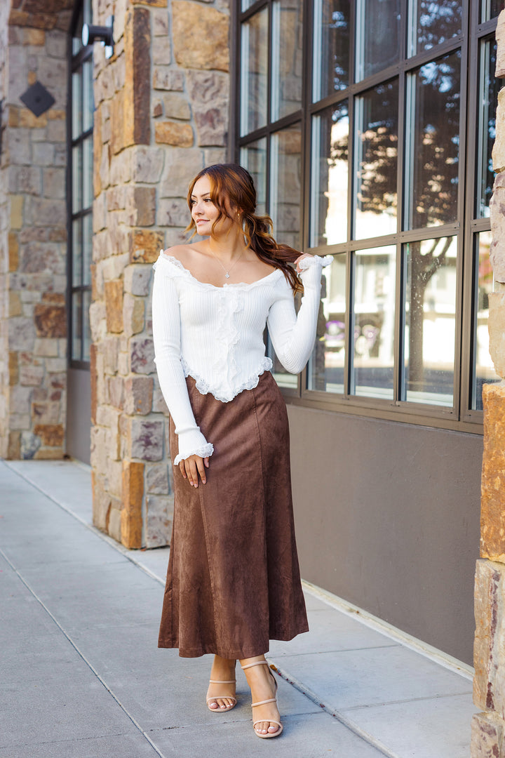 The Windward Lace Long Sleeve Sweater