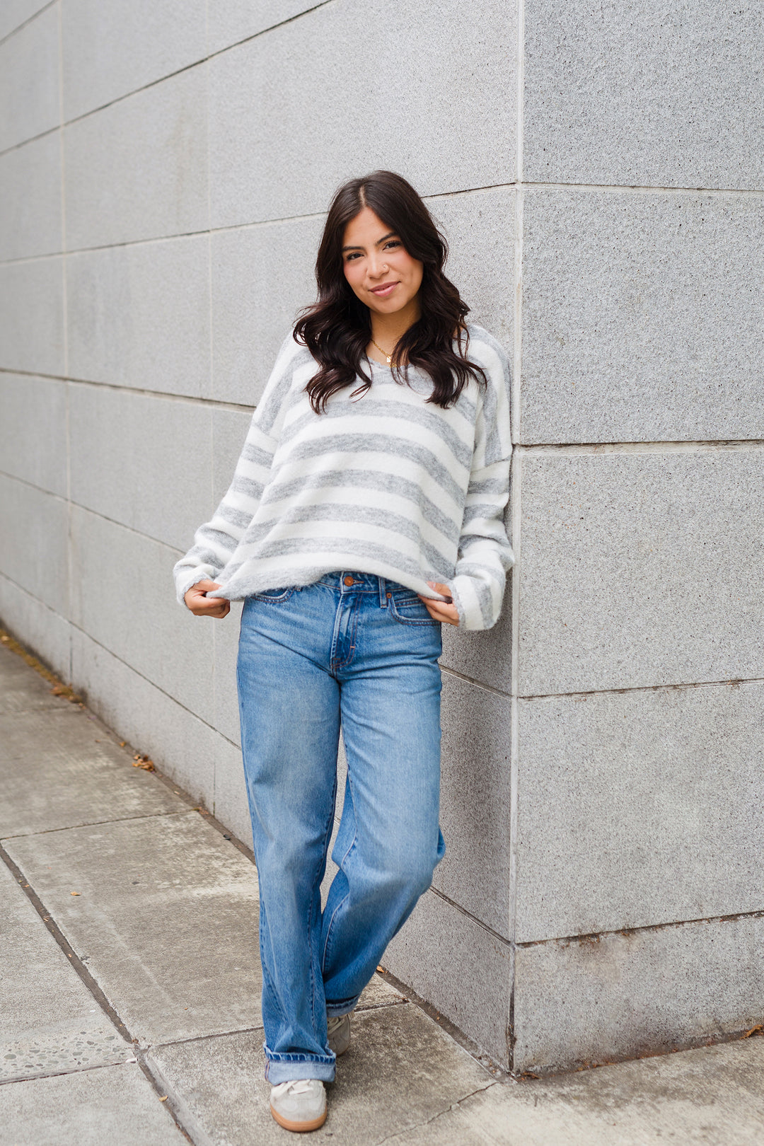 The Easy Attitude Striped Sweater