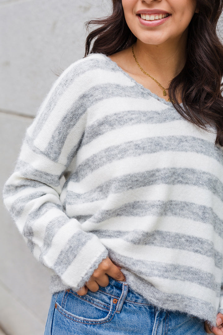 The Easy Attitude Striped Sweater