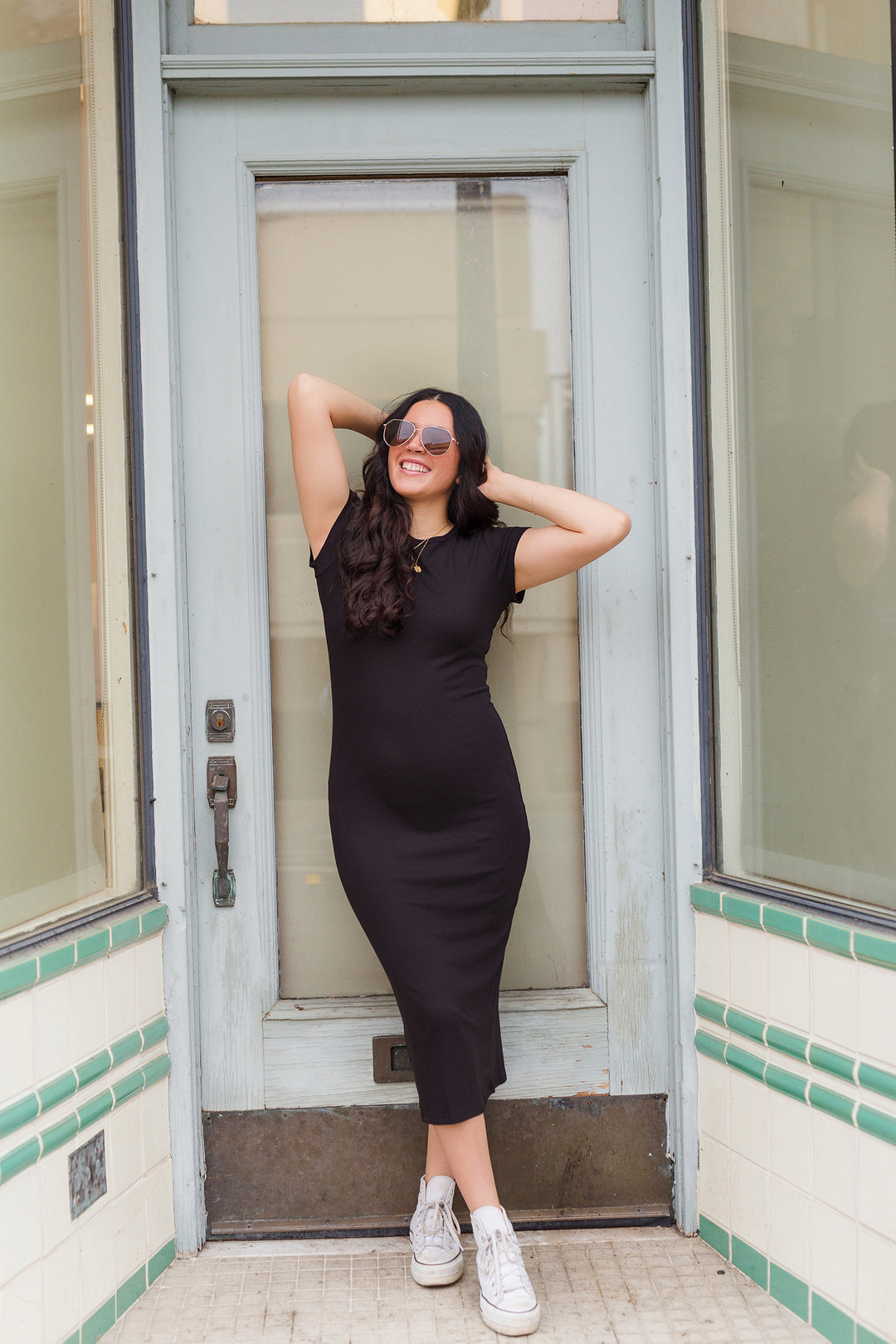 The Charlie Bodycon Midi Dress Medium / Chocolate The Charlie Bodycon Midi Dress Medium / Chocolate